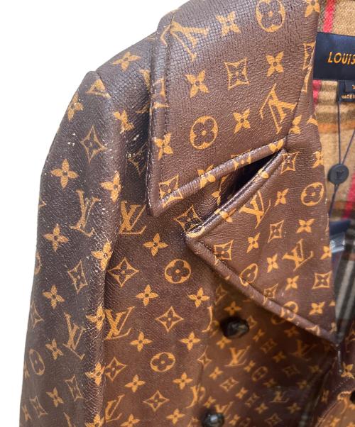 LOUIS VUITTON（ルイ ヴィトン）LOUIS VUITTON (ルイ ヴィトン) モノグラムコーティングコート ブラウン サイズ:36の古着・服飾アイテム
