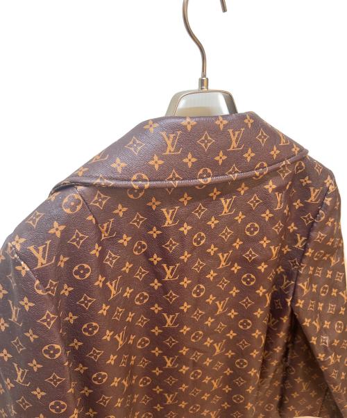 LOUIS VUITTON（ルイ ヴィトン）LOUIS VUITTON (ルイ ヴィトン) モノグラムコーティングコート ブラウン サイズ:36の古着・服飾アイテム