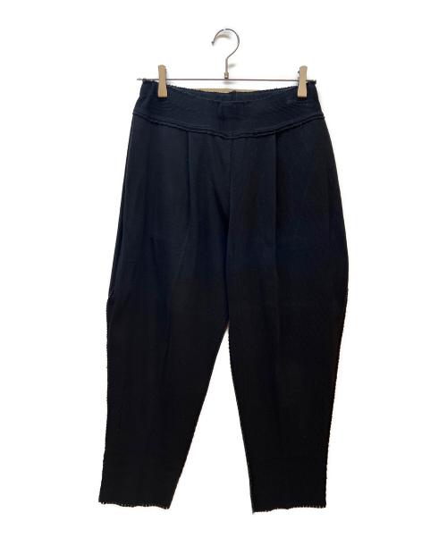 ISSEY MIYAKE（イッセイミヤケ）ISSEY MIYAKE (イッセイミヤケ) ニットパンツ ブラック サイズ:Mの古着・服飾アイテム