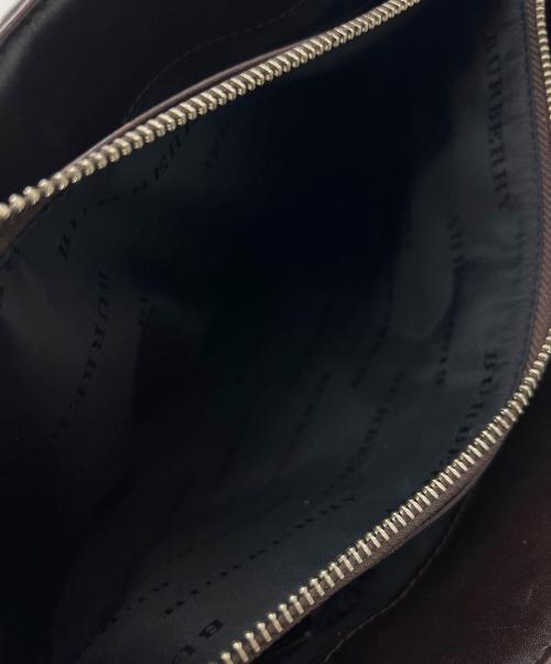 BURBERRY（バーバリー）BURBERRY (バーバリー) ハンドバッグ ベージュ×ブラウンの古着・服飾アイテム