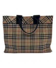BURBERRY BLUE LABEL（バーバリー ブルー レーベル）の古着「ハンドバッグ」｜ベージュ