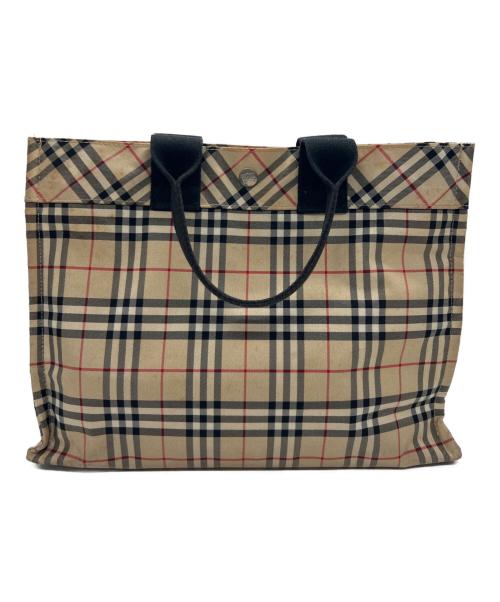 BURBERRY BLUE LABEL（バーバリー ブルー レーベル）BURBERRY BLUE LABEL (バーバリー ブルー レーベル) ハンドバッグ ベージュの古着・服飾アイテム