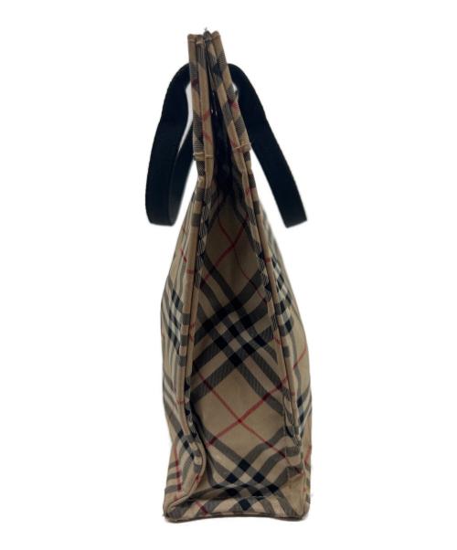 BURBERRY BLUE LABEL（バーバリー ブルー レーベル）BURBERRY BLUE LABEL (バーバリー ブルー レーベル) ハンドバッグ ベージュの古着・服飾アイテム