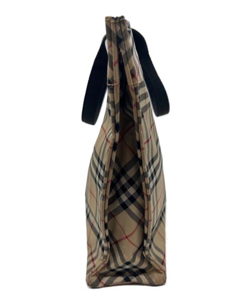 BURBERRY BLUE LABEL（バーバリー ブルー レーベル）BURBERRY BLUE LABEL (バーバリー ブルー レーベル) ハンドバッグ ベージュの古着・服飾アイテム