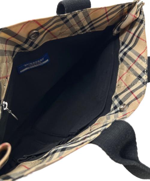 BURBERRY BLUE LABEL（バーバリー ブルー レーベル）BURBERRY BLUE LABEL (バーバリー ブルー レーベル) ハンドバッグ ベージュの古着・服飾アイテム