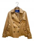 BURBERRY BLUE LABELバーバリー ブルー レーベル）の古着「ショートトレンチコート」｜ベージュ