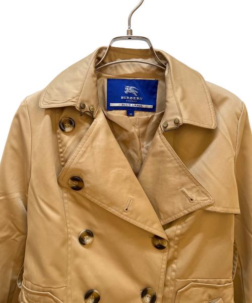 BURBERRY BLUE LABEL（バーバリー ブルー レーベル）BURBERRY BLUE LABEL (バーバリー ブルー レーベル) ショートトレンチコート ベージュ サイズ:36の古着・服飾アイテム