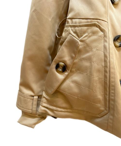 BURBERRY BLUE LABEL（バーバリー ブルー レーベル）BURBERRY BLUE LABEL (バーバリー ブルー レーベル) ショートトレンチコート ベージュ サイズ:36の古着・服飾アイテム