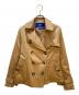 BURBERRY BLUE LABEL（バーバリー ブルー レーベル）の古着「ショートトレンチコート」｜ベージュ
