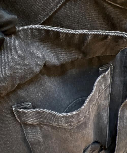 Knuth Marf（クヌースマーフ）Knuth Marf (クヌースマーフ) many way denim jacket ブラック サイズ:FREEの古着・服飾アイテム