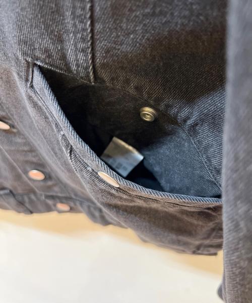 Knuth Marf（クヌースマーフ）Knuth Marf (クヌースマーフ) many way denim jacket ブラック サイズ:FREEの古着・服飾アイテム