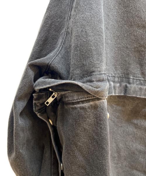Knuth Marf（クヌースマーフ）Knuth Marf (クヌースマーフ) many way denim jacket ブラック サイズ:FREEの古着・服飾アイテム