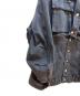 中古・古着 Knuth Marf (クヌースマーフ) many way denim jacket ブラック サイズ:FREE：14000円
