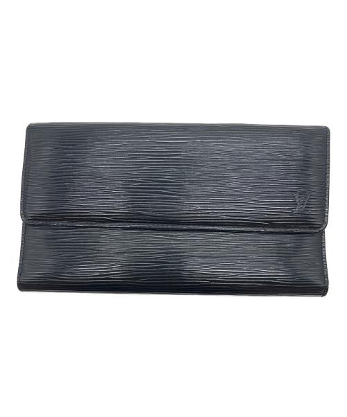 LOUIS VUITTON（ルイ ヴィトン）LOUIS VUITTON (ルイ ヴィトン) 長財布 ブラックの古着・服飾アイテム