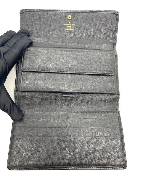 LOUIS VUITTON（ルイ ヴィトン）LOUIS VUITTON (ルイ ヴィトン) 長財布 ブラックの古着・服飾アイテム