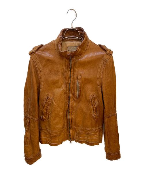 NEIL BARRETT（ニールバレット）NEIL BARRETT (ニールバレット) レザージャケット ブラウン サイズ:Mの古着・服飾アイテム