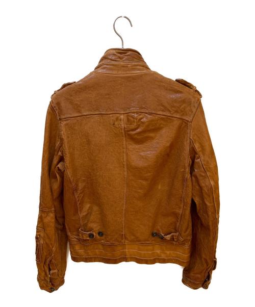 NEIL BARRETT（ニールバレット）NEIL BARRETT (ニールバレット) レザージャケット ブラウン サイズ:Mの古着・服飾アイテム