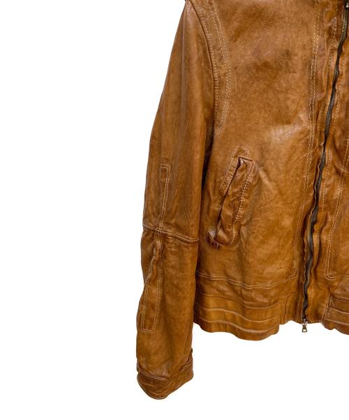 NEIL BARRETT（ニールバレット）NEIL BARRETT (ニールバレット) レザージャケット ブラウン サイズ:Mの古着・服飾アイテム