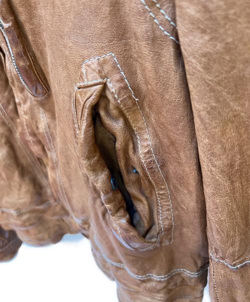 NEIL BARRETT（ニールバレット）NEIL BARRETT (ニールバレット) レザージャケット ブラウン サイズ:Mの古着・服飾アイテム