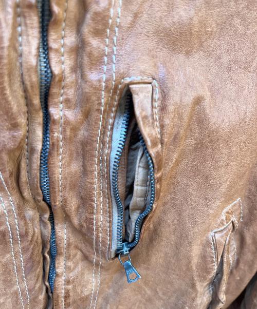 NEIL BARRETT（ニールバレット）NEIL BARRETT (ニールバレット) レザージャケット ブラウン サイズ:Mの古着・服飾アイテム