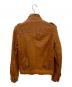 NEIL BARRETT (ニールバレット) レザージャケット ブラウン サイズ:M：27000円