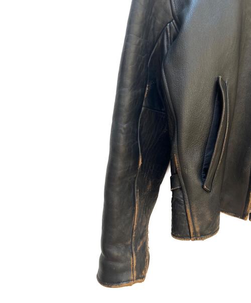 AVIREX（アヴィレックス）AVIREX (アヴィレックス) レザージャケット ブラック サイズ:Sの古着・服飾アイテム