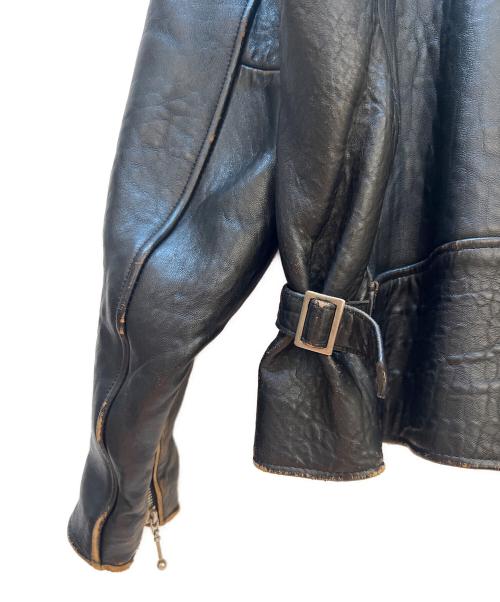 AVIREX（アヴィレックス）AVIREX (アヴィレックス) レザージャケット ブラック サイズ:Sの古着・服飾アイテム