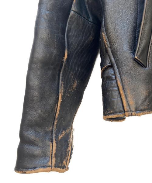 AVIREX（アヴィレックス）AVIREX (アヴィレックス) レザージャケット ブラック サイズ:Sの古着・服飾アイテム