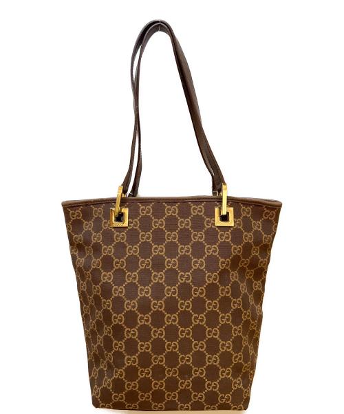 GUCCI（グッチ）GUCCI (グッチ) トートバッグ ブラウンの古着・服飾アイテム