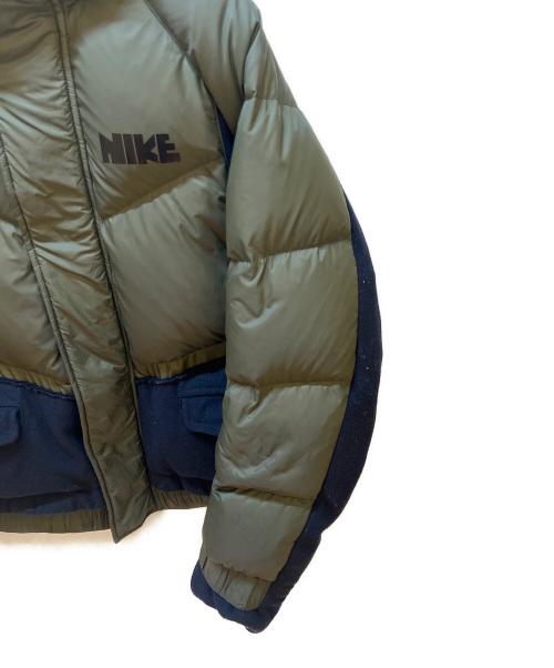 NIKE（ナイキ）NIKE (ナイキ) sacai (サカイ) ダウンジャケット ブラウン サイズ:Sの古着・服飾アイテム