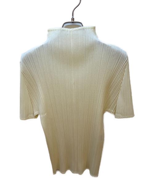 PLEATS PLEASE（プリーツプリーズ）PLEATS PLEASE (プリーツプリーズ) 半袖カットソー アイボリー サイズ:3の古着・服飾アイテム