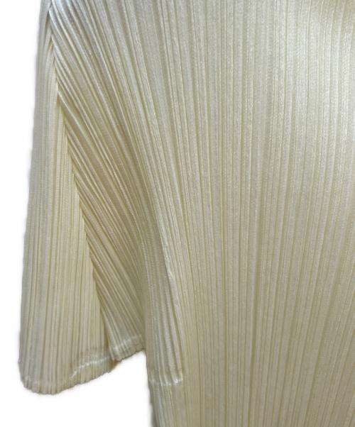 PLEATS PLEASE（プリーツプリーズ）PLEATS PLEASE (プリーツプリーズ) 半袖カットソー アイボリー サイズ:3の古着・服飾アイテム