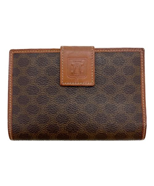CELINE（セリーヌ）CELINE (セリーヌ) 2つ折り財布/マカダム ブラウンの古着・服飾アイテム