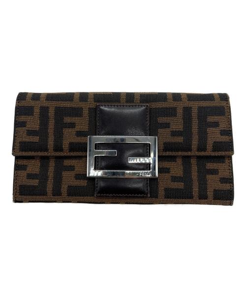 FENDI（フェンディ）FENDI (フェンディ) 長財布 ブラウンの古着・服飾アイテム