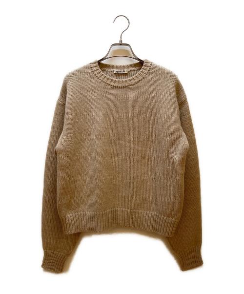 AURALEE（オーラリー）AURALEE (オーラリー) 厚手ニット アイボリーの古着・服飾アイテム