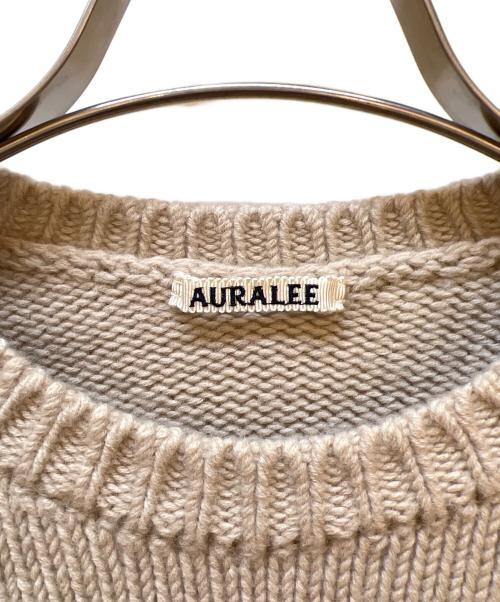 AURALEE（オーラリー）AURALEE (オーラリー) 厚手ニット アイボリーの古着・服飾アイテム