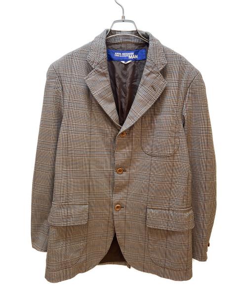 COMME des GARCONS JUNYA WATANABE MAN（コム デ ギャルソン ジュンヤ ワタナベ マン）COMME des GARCONS JUNYA WATANABE MAN (コム デ ギャルソン ジュンヤ ワタナベ マン) テーラードジャケット ブラウン サイズ:Mの古着・服飾アイテム