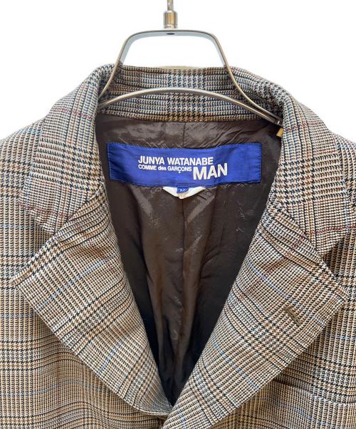 COMME des GARCONS JUNYA WATANABE MAN（コム デ ギャルソン ジュンヤ ワタナベ マン）COMME des GARCONS JUNYA WATANABE MAN (コム デ ギャルソン ジュンヤ ワタナベ マン) テーラードジャケット ブラウン サイズ:Mの古着・服飾アイテム