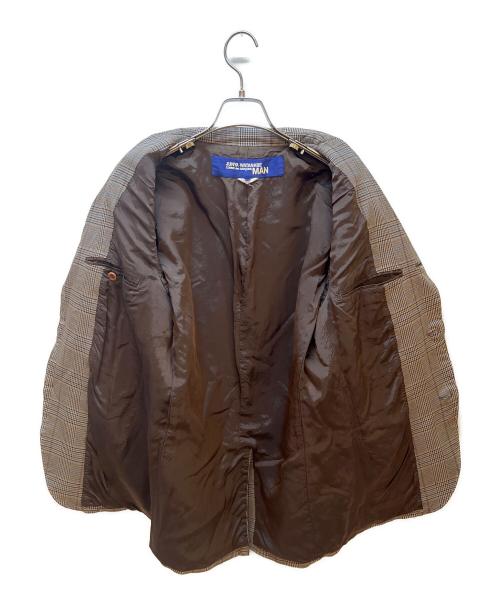 COMME des GARCONS JUNYA WATANABE MAN（コム デ ギャルソン ジュンヤ ワタナベ マン）COMME des GARCONS JUNYA WATANABE MAN (コム デ ギャルソン ジュンヤ ワタナベ マン) テーラードジャケット ブラウン サイズ:Mの古着・服飾アイテム