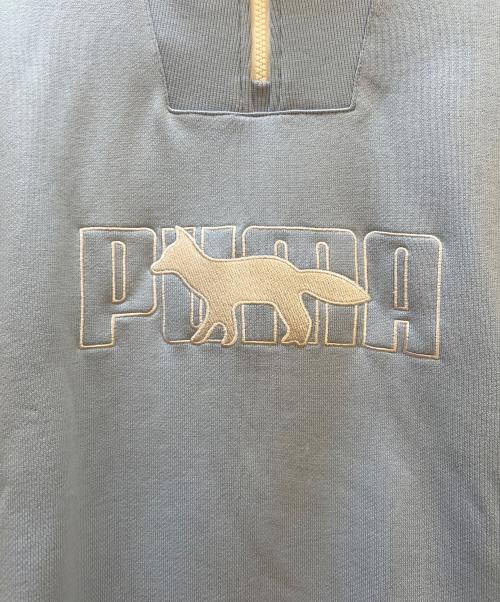 PUMA（プーマ）PUMA (プーマ) maison kitsune (メゾンキツネ) スウェット ブルー サイズ:L 未使用品の古着・服飾アイテム