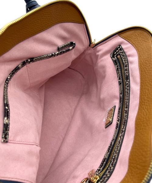 COCOCELUX GOLD（ココセリュックスゴールド）COCOCELUX GOLD (ココセリュックスゴールド) トートバッグ ネイビーの古着・服飾アイテム