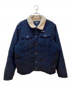 Patagoniaパタゴニア）の古着「Pile Lined Trucker Jkt」｜ネイビー