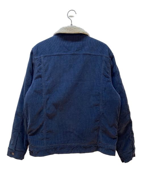 Patagonia（パタゴニア）Patagonia (パタゴニア) Pile Lined Trucker Jkt ネイビー サイズ:Lの古着・服飾アイテム