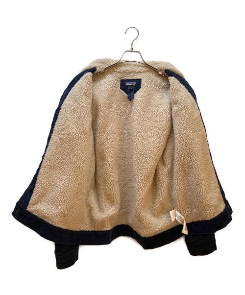 Patagonia（パタゴニア）Patagonia (パタゴニア) Pile Lined Trucker Jkt ネイビー サイズ:Lの古着・服飾アイテム