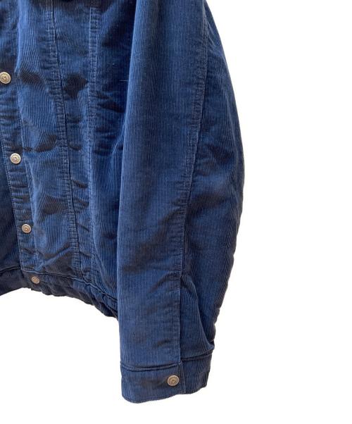 Patagonia（パタゴニア）Patagonia (パタゴニア) Pile Lined Trucker Jkt ネイビー サイズ:Lの古着・服飾アイテム