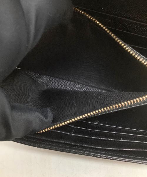 Saint Laurent Paris（サンローランパリ）Saint Laurent Paris (サンローランパリ) 長財布/YSLライン ブラックの古着・服飾アイテム