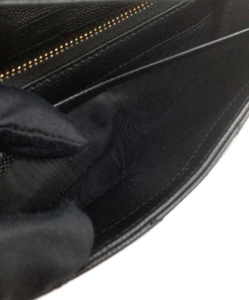 Saint Laurent Paris（サンローランパリ）Saint Laurent Paris (サンローランパリ) 長財布/YSLライン ブラックの古着・服飾アイテム