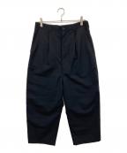 COMME des GARCONS HOMMEコムデギャルソン オム）の古着「タックパンツ」｜ブラック