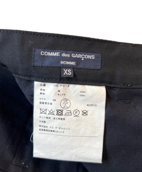 COMME des GARCONS HOMME（コムデギャルソン オム）COMME des GARCONS HOMME (コムデギャルソン オム) タックパンツ ブラック サイズ:XSの古着・服飾アイテム