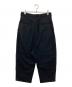 COMME des GARCONS HOMME (コムデギャルソン オム) タックパンツ ブラック サイズ:XS：10000円